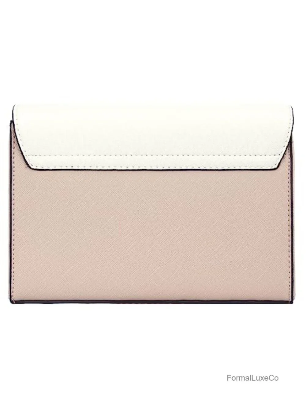 Elegant Faux Leather Envelope Evening Clutch Purse with Chain Strap